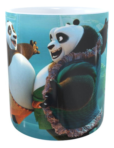 Caneca De Porcelana Kung Fu Panda Personalizada 325ml