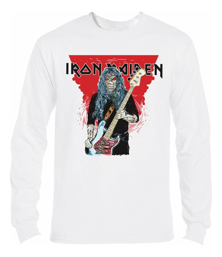 Polera Ml Iron Maiden Eddie Steve Harris C Metal Abominatron