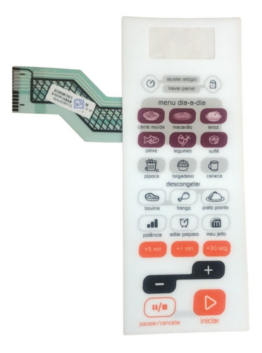 Membrana Painel Teclado Microondas Brastemp Bms45 Al13048