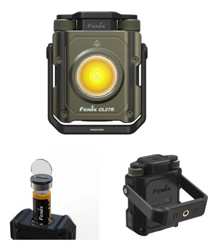 Fenix Linterna Cl27r Verde - Crt Ltda