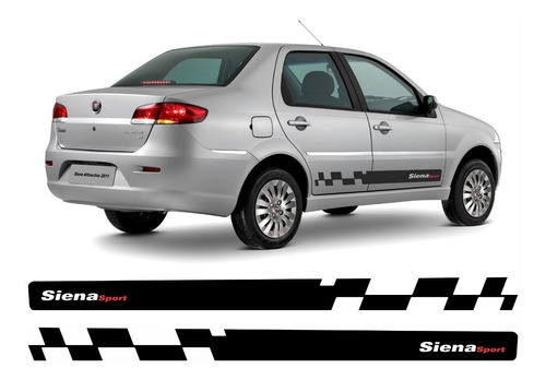 Faixas Adesivo Fiat Siena Sport Tuning  Personalizada Imp365