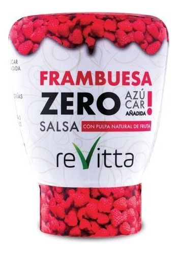 Salsa Zero (sin Azúcar Añadida) 330 Grs. Revitta Wellness Sabor Frambuesa