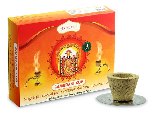 Copa Shubhkart Premium Sambrani Dhoop, Blanco | Aroma Durade