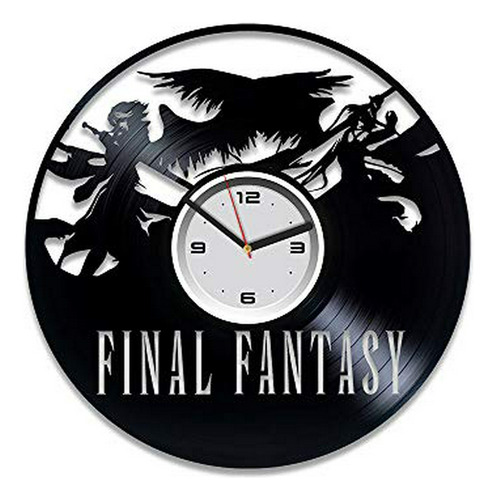 Reloj De Pared - Kovides Final Fantasy Vinyl Record Wall Clo