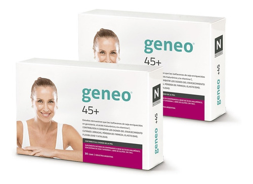 Geneo 45+ Cuidado De Piel X 2 Envases  Natufarma