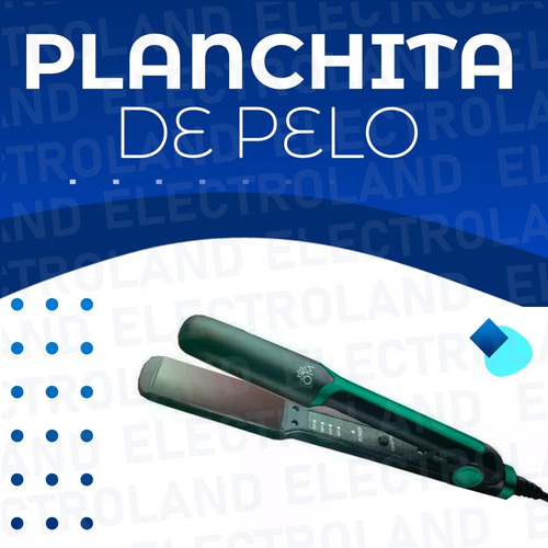 Imagen 2 de 10 de Plancha De Pelo Alisador Giratorio 360° Placa De Cerámica