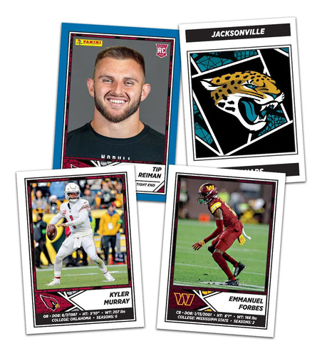 Kit 75 Figurinhas Do Álbum Nfl Football 2024/25 15 Envelopes