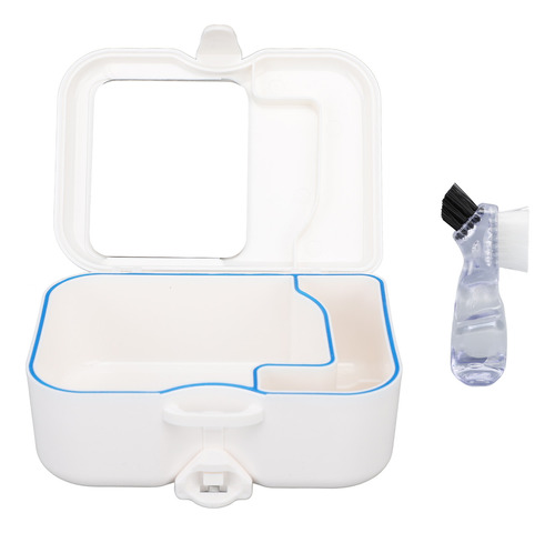 Retenedor De Cepillo De Limpieza Profunda Denture Bath Case