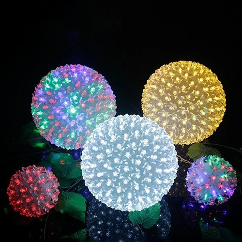 2 Navidad Jardín Interior Decoración Led Sakura Bola Luz