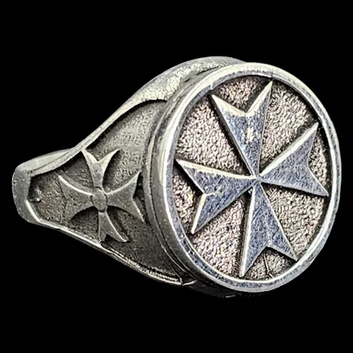 Anillo templario plata cheap