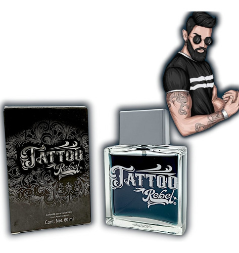 Locion Para Caballero Tattoo Rebel 60ml