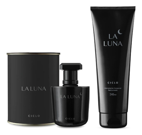 Kit 2 Und. Colônia La Luna Lata + Hidratante -  Ciclo