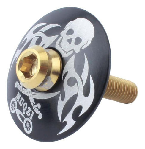 2 Tornillos De Titanio Para Columna De Bicicleta M6x35mm