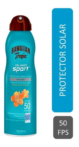 Hawaiian Protector Solar Ht Island Sport Fps 50 Cspray 180 M