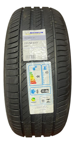 Pneu Michelin 225/50 R17 98 Y Primacy 4+ Aro 17