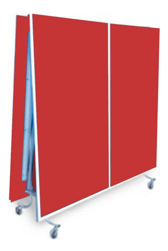 Mesa de ping pong Diversiones Bago Tijera fabricada en MDF color rojo