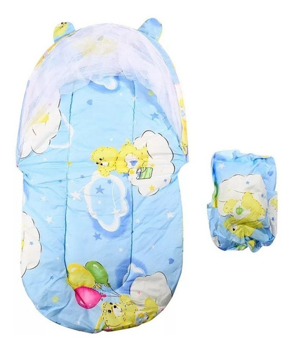 Mosquitero Acolchado Portátil Para Bebe Plegable Malla