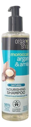 Shampoo Argán Y Amla Organic Shop 280ml Cabello Dañado