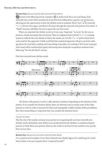 Reading, Writing And Rhythmetic: The Abcs Of Music Transcrip