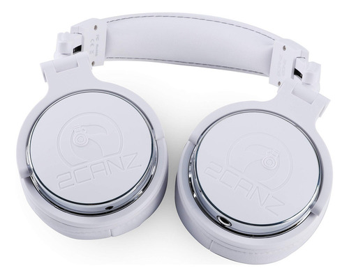 2canz Pro Auriculares Inalámbricos Colocar Sobre Orejas, 50 Color Blanco