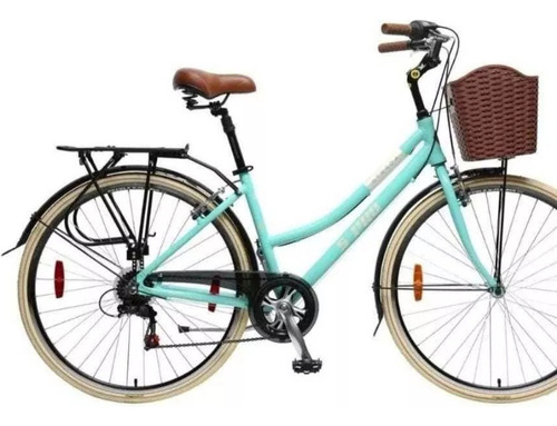 Bicicleta S Pro Strada Lady Dlx Unica En Verde 0km Nueva 