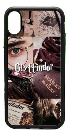 Funda Protector Para iPhone Gryffindor Harry Potter Magia 