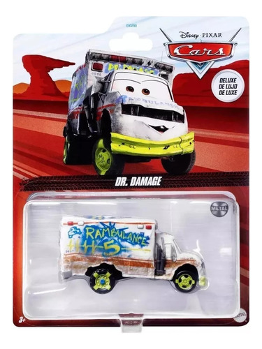Mattel Cars Die Cast De Luxe Dr Damage Blister Toy