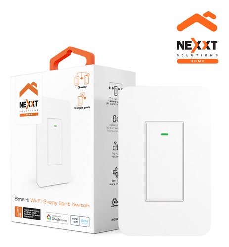 Nhe-s300 Interruptor Smart 3vías Temporizador Activación Voz