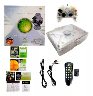 Consola Xbox Clásico Cristal En Caja