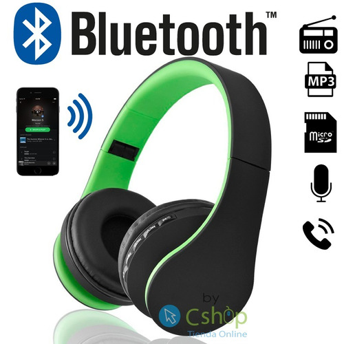 Audifono Bluetooth Inalambrico Mp3 Radio Fm Microsd 4en1