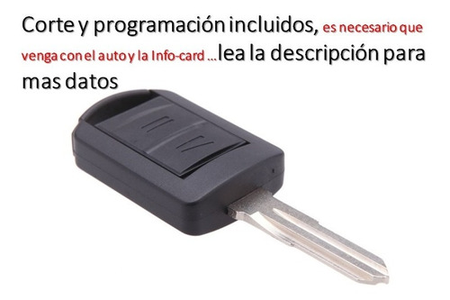 Llave  Meriva Con Emisor Original Gm Programación Incluida