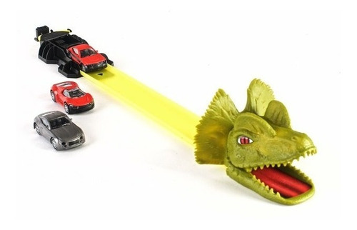 Imagen 3 de 5 de Pista Dino Attack Con Autitos Teamsterz