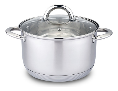 Olla De Acero Inoxidable 24 Cm 6.1 Lts