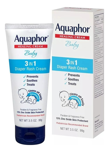 Aquaphor Baby 3 En 1 Diaper Rash Cream 99gr Americano