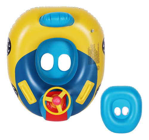 Coche Inflable For Bebés Y Niños Pequeños, Con Asiento Flot