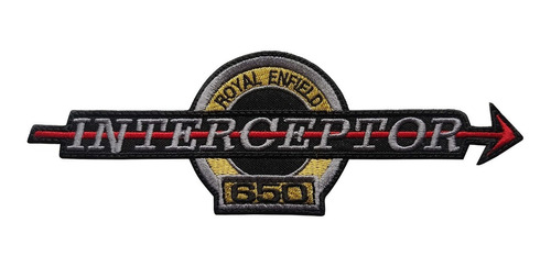 Parche Bordado Royal Enfield Interceptor 650 Motorcycle