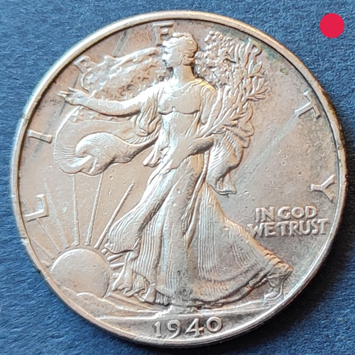 Moeda Half Dólar 1940 - Data Difícil!