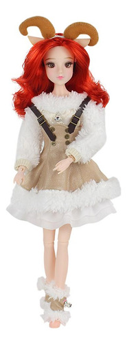 Tf Muñeca Con Ropa 14 Articulaciones Anime Aries De