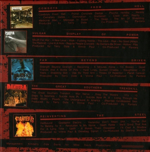Pantera ¿ The Complete Studio Albums Cd Nuevo Musicovinyl