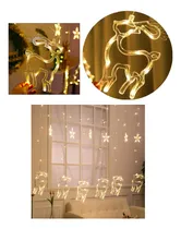 Comprar Luces Cascada Led De Renos Navideños 3m Por Unidad Y Mayor