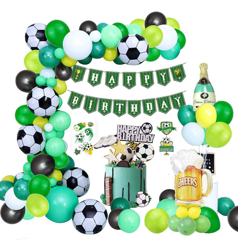 Decoración Temática De Fútbol Para Fiesta De Cumpleaños