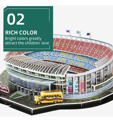 Nuevo Un Rompecabezas 3d For Estadios De Clubes De FĂștbol,