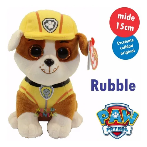 Patrulla Canina Peluche Rubble 15cm - Personaje de peluche