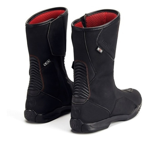 Imagen 2 de 6 de Botas Moto Cuero Nine To One Viggo