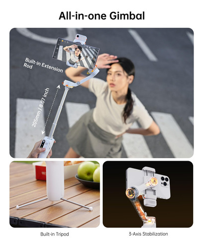 Estabilizador Gimbal Hohem Isteady V3 Magnetico Blanco