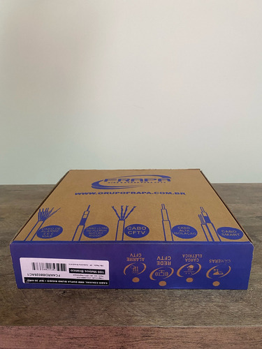 Cabo Coaxial Flexível Cftv P/ Câmeras De Segurança - 100 Mts