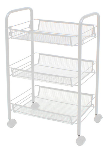 Carrito Organizador Talsi 1653 Color Blanco