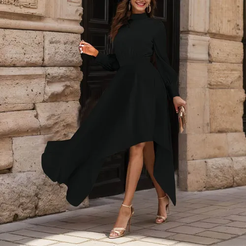 Vestidos manga larga sueltos sale