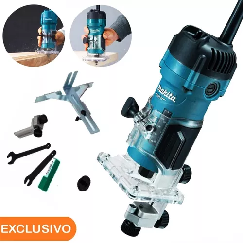 FRESADORA DE MANO 1/4 530W. MARCA MAKITA M3700B