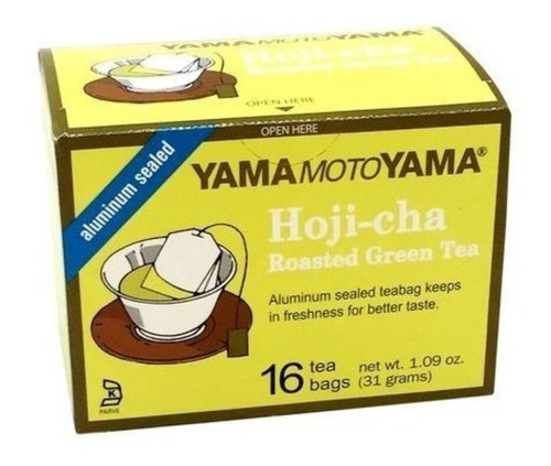 Té Hojicha Japones Yamamotoyama 1 Caja 16 Bolsas 32g Hojicha